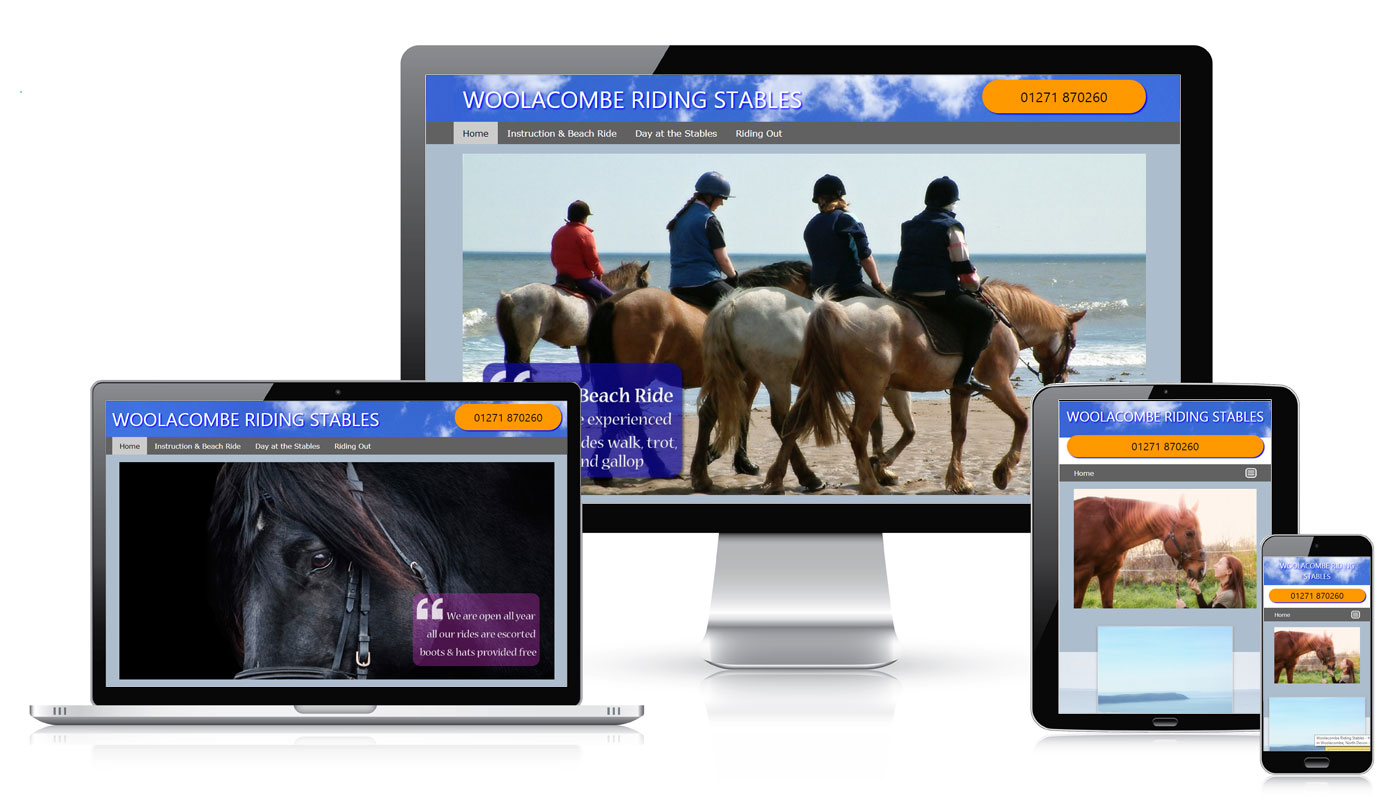 Woolacombe Riding Stables Website