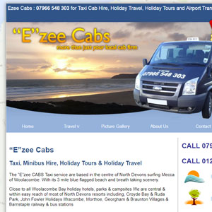 Ezee Cabs based in Woolacombe, North Devon