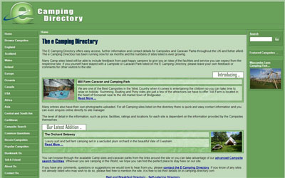 Campsite Directory, click for details